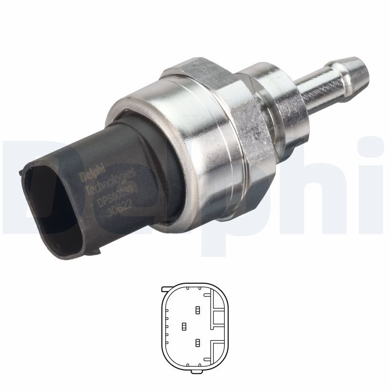 DELPHI DPS00030-12B1 Sensor, exhaust pressure