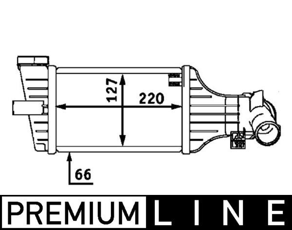 MAHLE CI 71 000P Charge air cooler