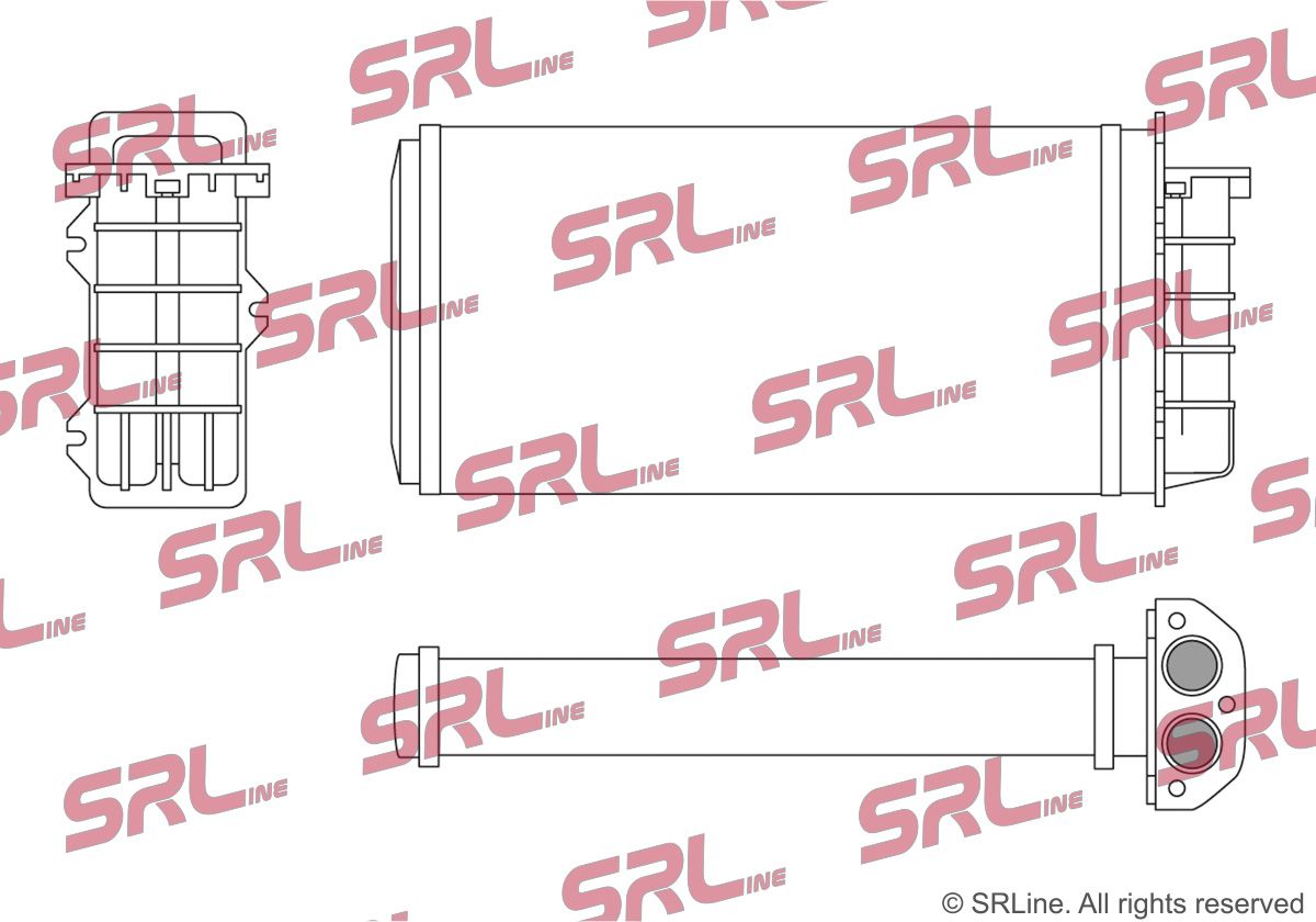 SRLINE 3018N8-1 Heat exchanger, interior heating