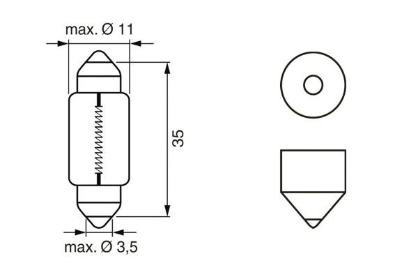 Bulb, licence plate light-5