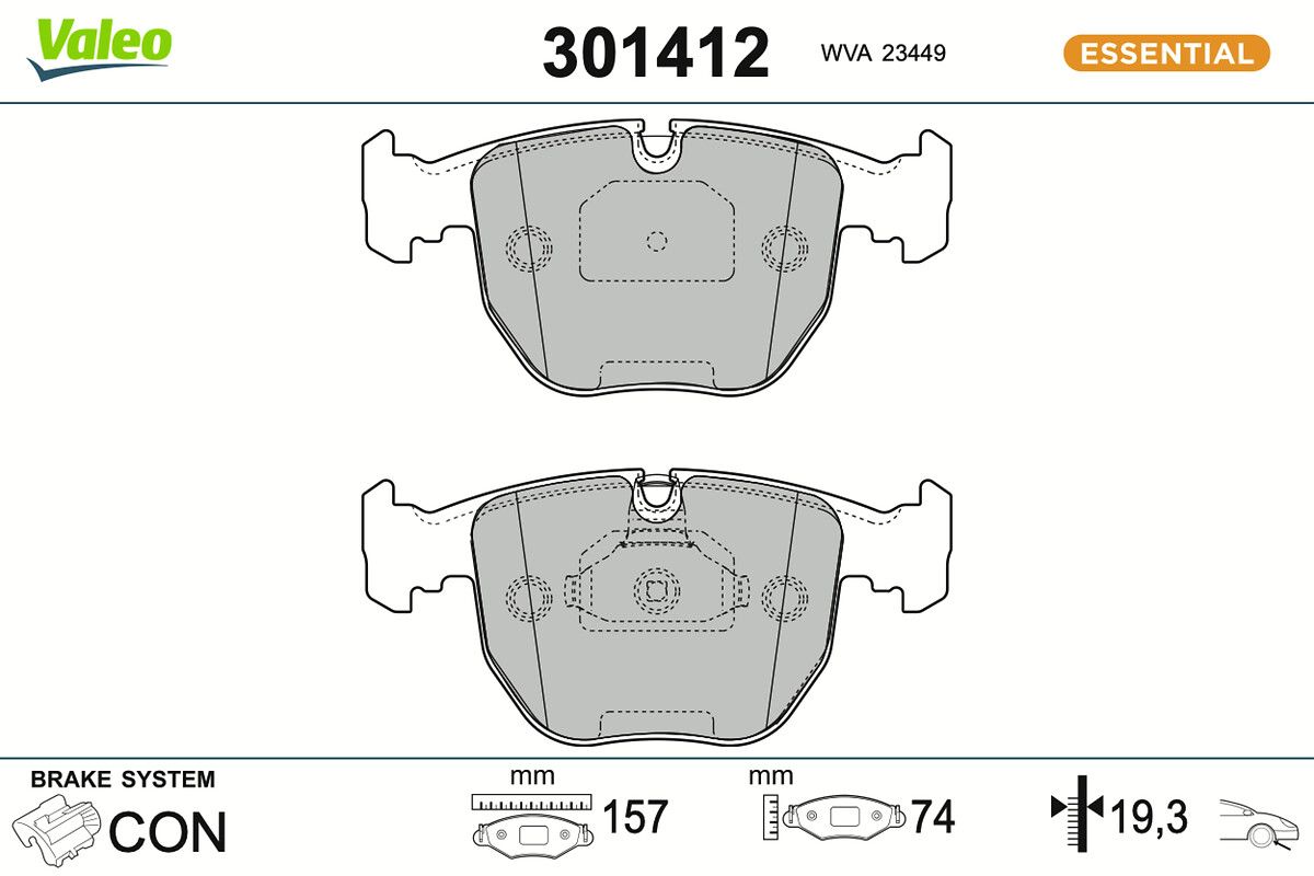 Brake Pad Set, disc brake-main