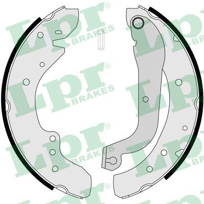 LPR 07105 Brake shoe set