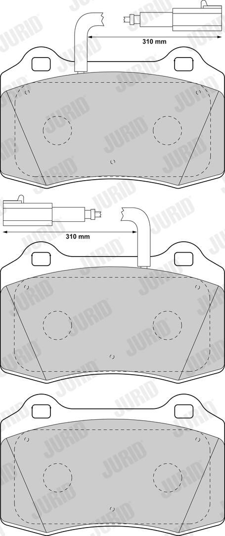 Brake Pad Set, disc brake-1