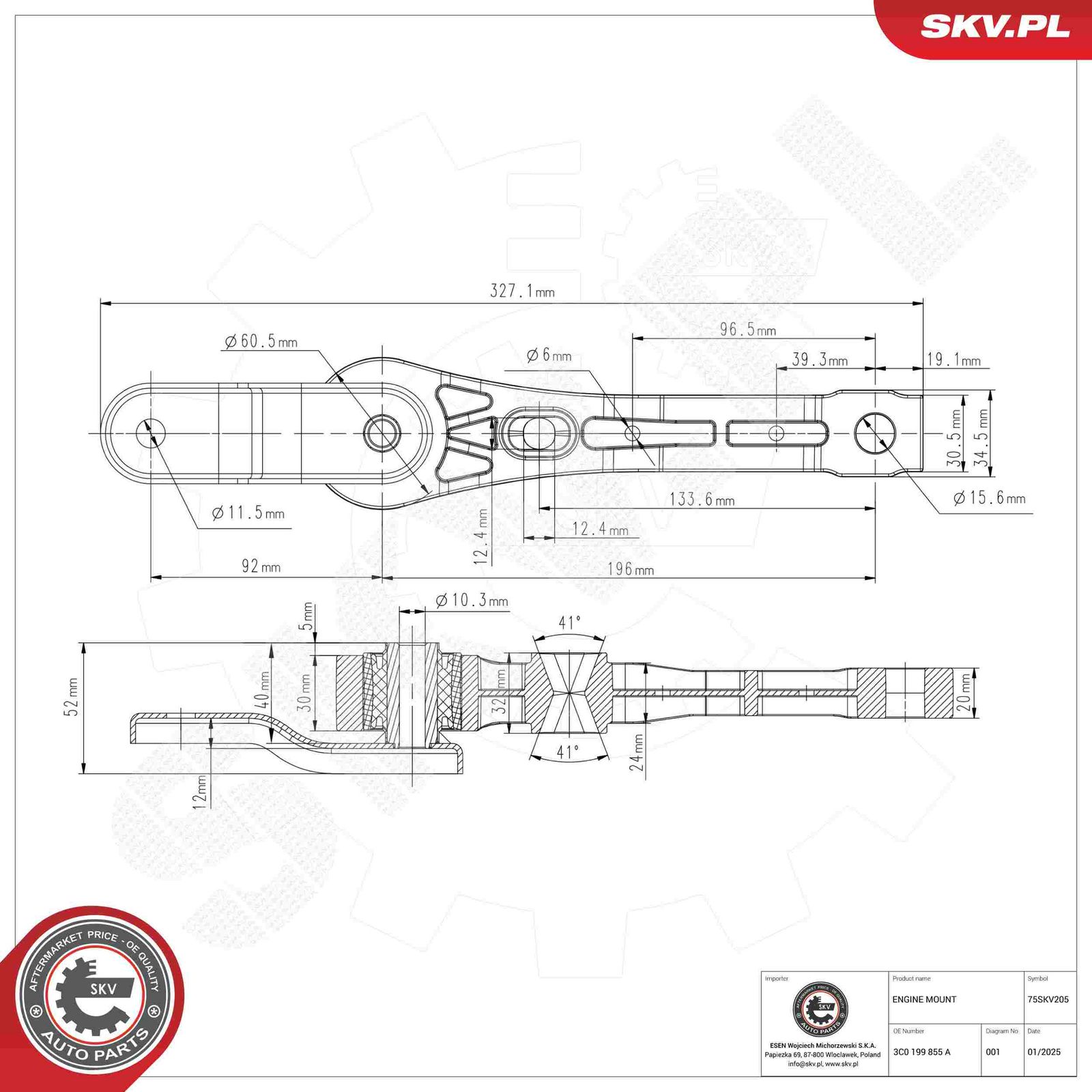 Mounting, engine-2
