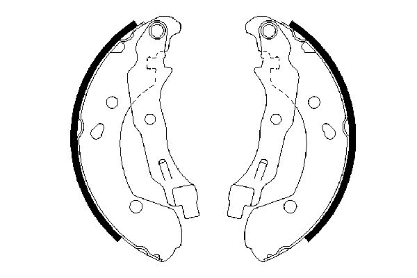 Brake Shoe Set-4