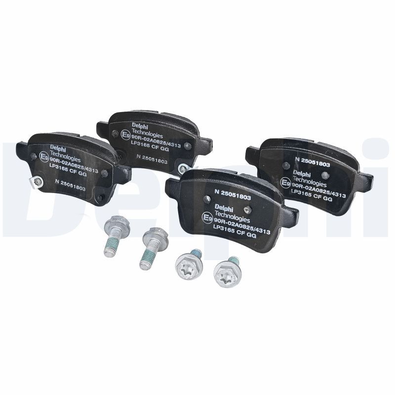 DELPHI LP3165 Brake pad set, disc brake