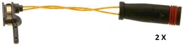 įspėjimo kontaktas, stabdžių trinkelių susidėvėjimas