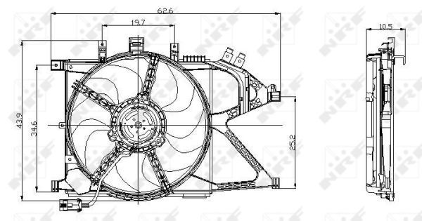 Fan, engine cooling-1