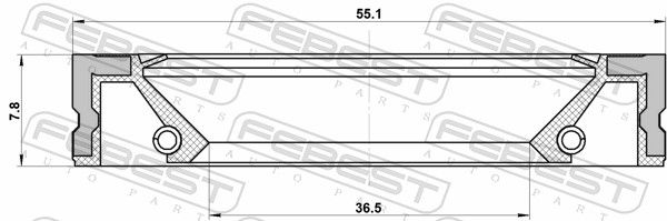 Sealing Ring, oil pump (automatic transmission)-1