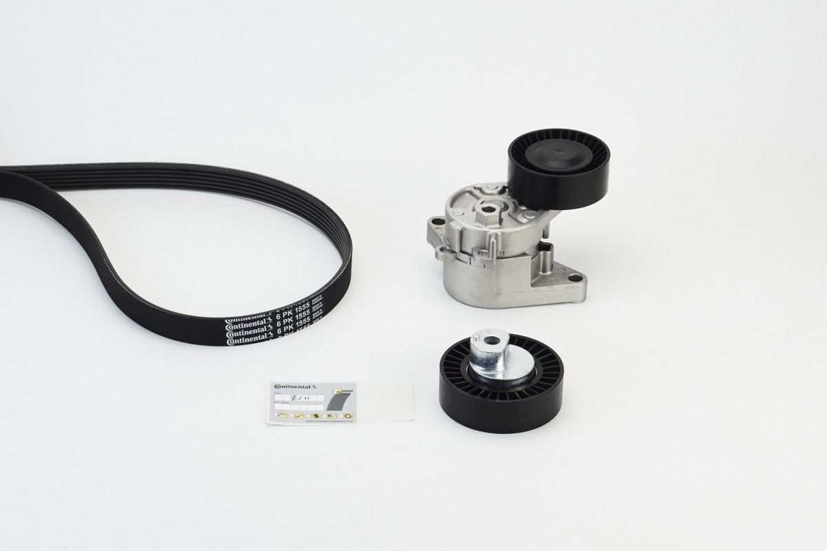 CONTINENTAL CTAM 6PK1555K2 V-ribbed belt set