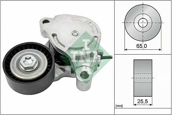 SCHAEFFLER INA 534 0571 10 Belt tensioner, v-ribbed belt