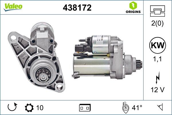 VALEO 438172 Starter