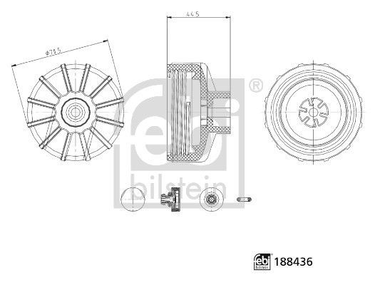 Lid, urea filter housing-2