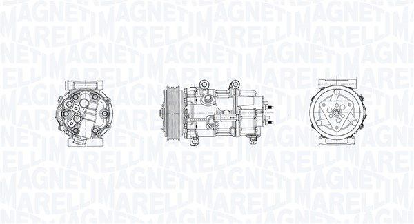 MAGNETI MARELLI 350103030086 Compressor, air conditioning