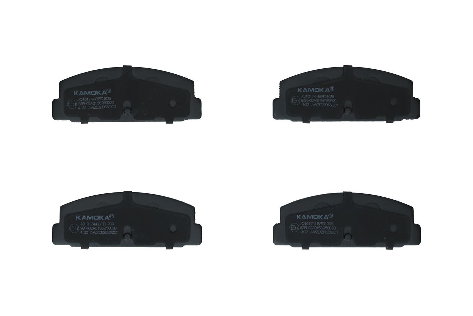 KAMOKA JQ101744 Stabdžių trinkelių rinkinys, diskinis stabdys