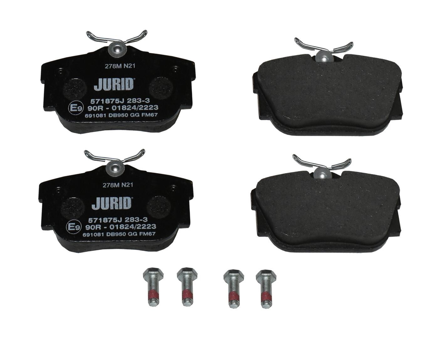 JURID 571875J Brake pad set, disc brake