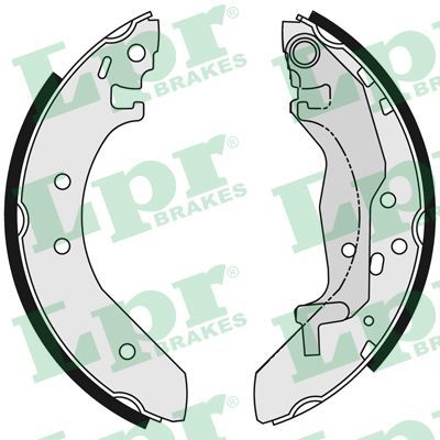 LPR 06040 Brake shoe set