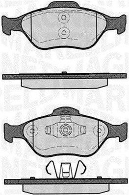 MAGNETI MARELLI 363916060252 Brake pad set, disc brake
