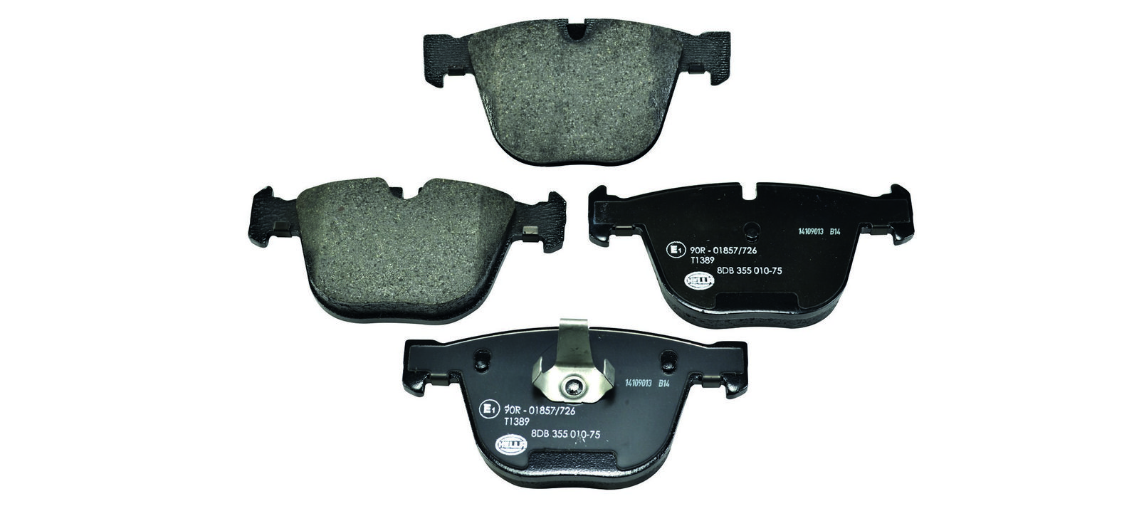 HELLA 8DB 355 010-751 Brake pad set, disc brake