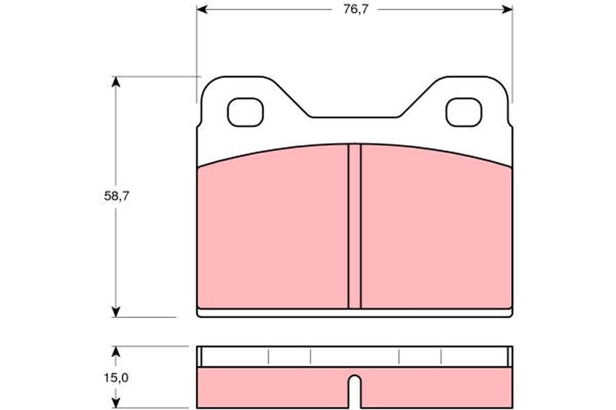 Brake Pad Set, disc brake-main