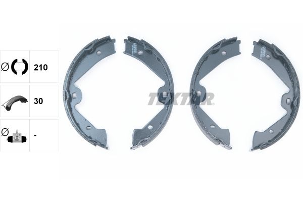 Brake Shoe Set, parking brake