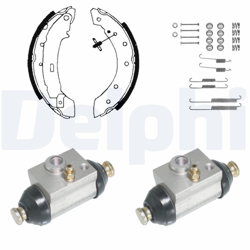 DELPHI KP929 Brake shoe set