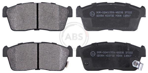 A.B.S. 37222 Brake pad set, disc brake