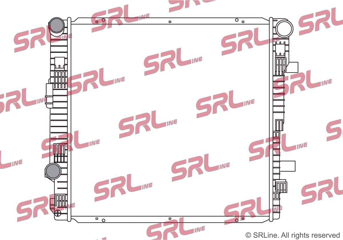 SRLINE 505408-2 Radiator, engine cooling