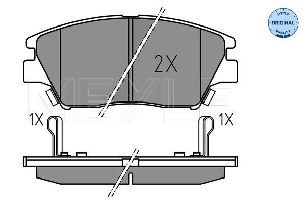 Brake Pad Set, disc brake-1