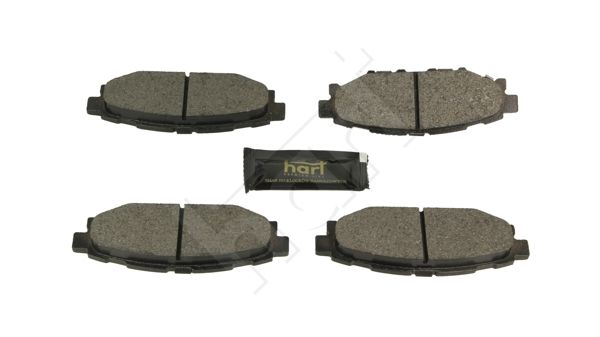 HART 260 749 Stabdžių trinkelių rinkinys, diskinis stabdys