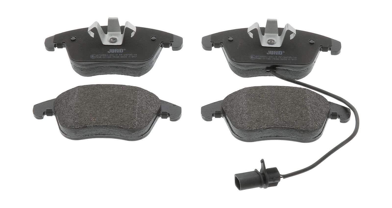 JURID 573258J Brake pad set, disc brake