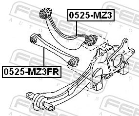 Control/Trailing Arm, wheel suspension-1