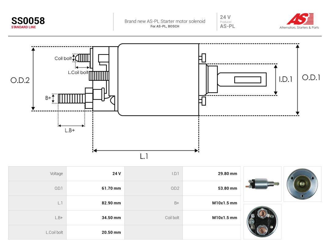 Solenoid Switch, starter-3