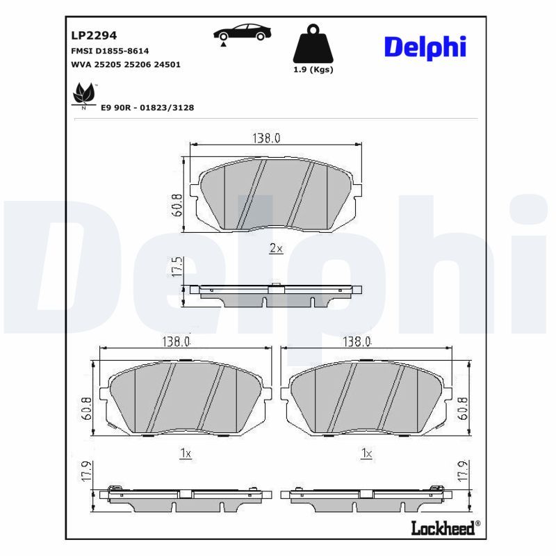 Brake Pad Set, disc brake-2