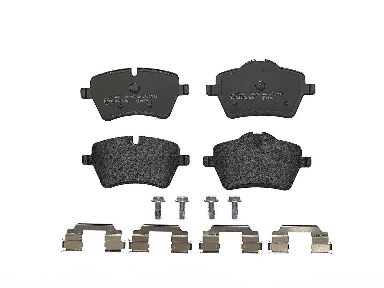 BREMBO P 06 051 Brake pad set, disc brake