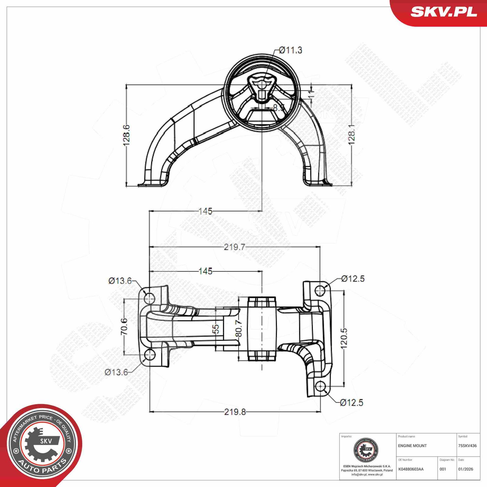Mounting, engine-4