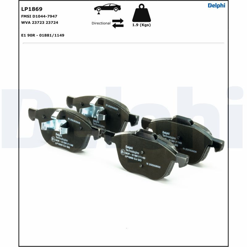 Brake Pad Set, disc brake-3