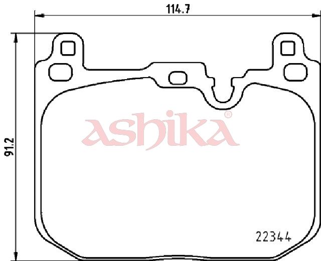 Brake Pad Set, disc brake-1