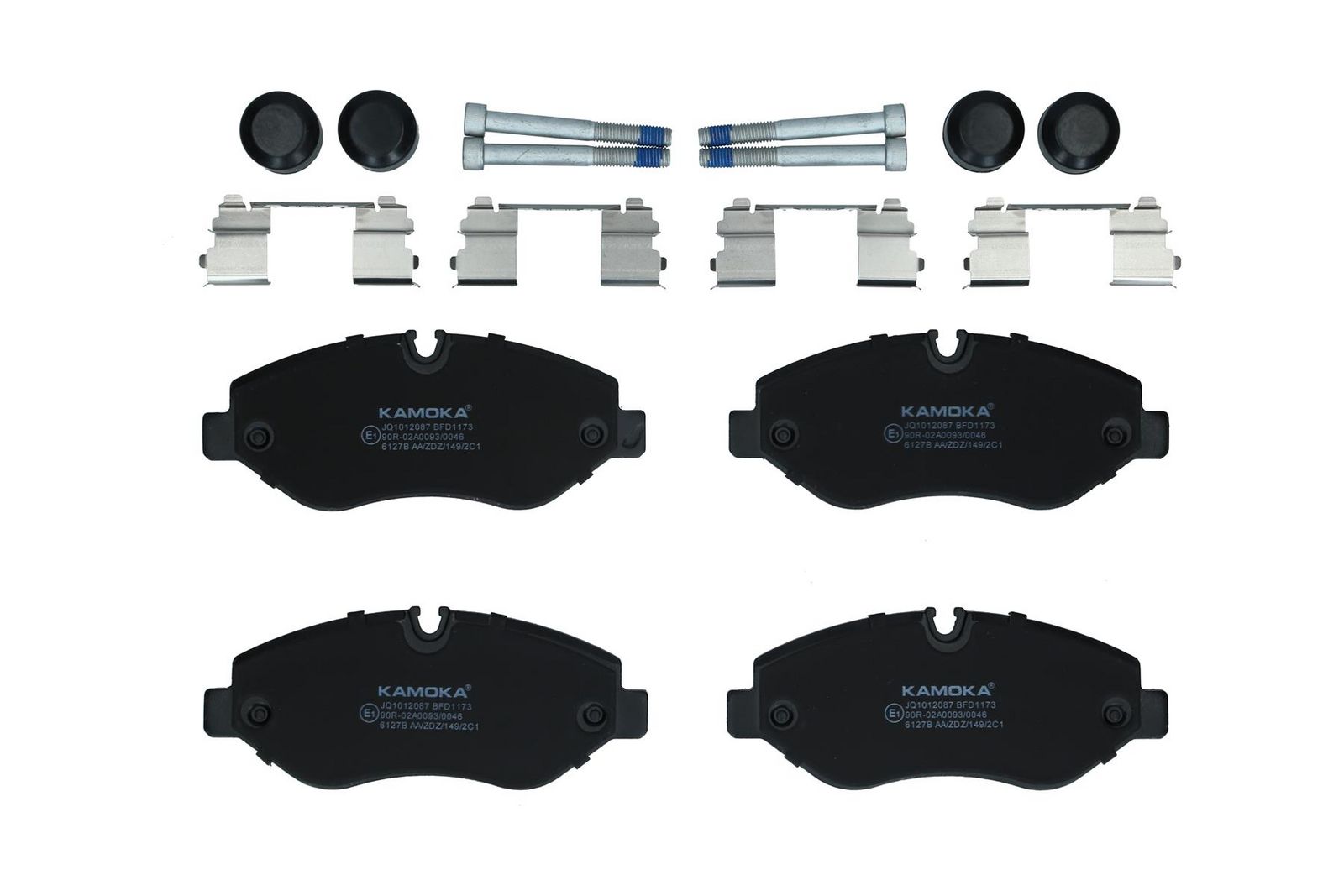 KAMOKA JQ1012087 Brake pad set, disc brake