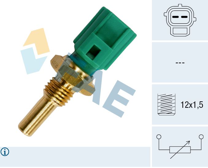 Sensor, oil temperature