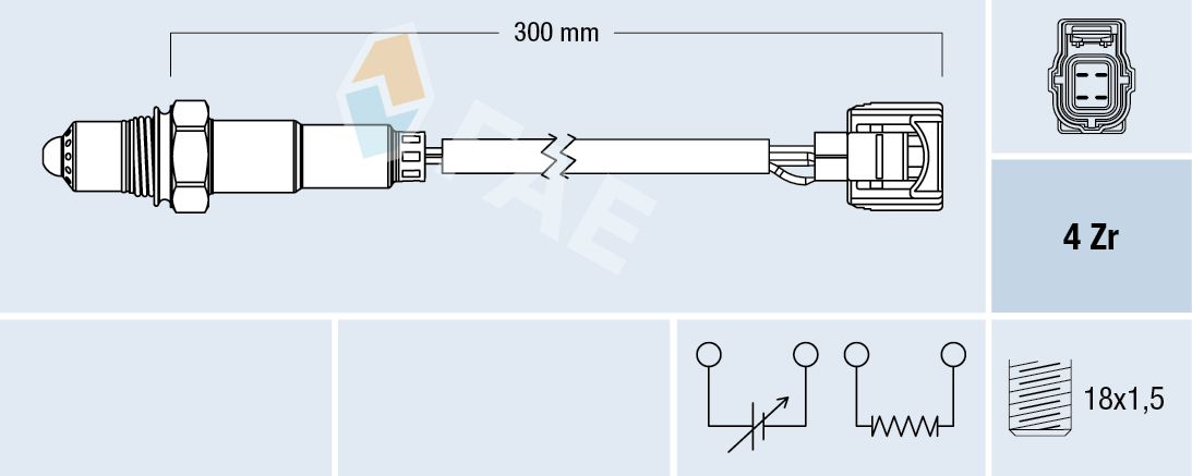 FAE 77585 Oxygen sensor