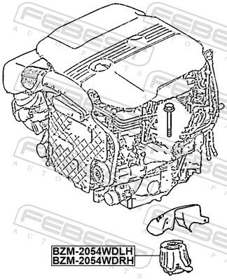 Mounting, engine-1