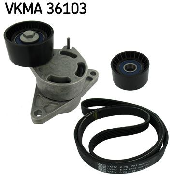 SKF VKMA 36103 V-ribbed belt set