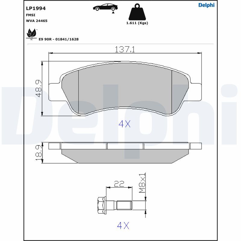 Brake Pad Set, disc brake-4