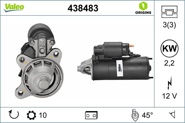 VALEO 438483 Starter