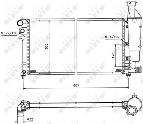Radiator, engine cooling-4