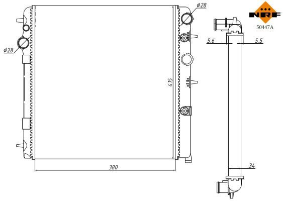 Radiator, engine cooling-4
