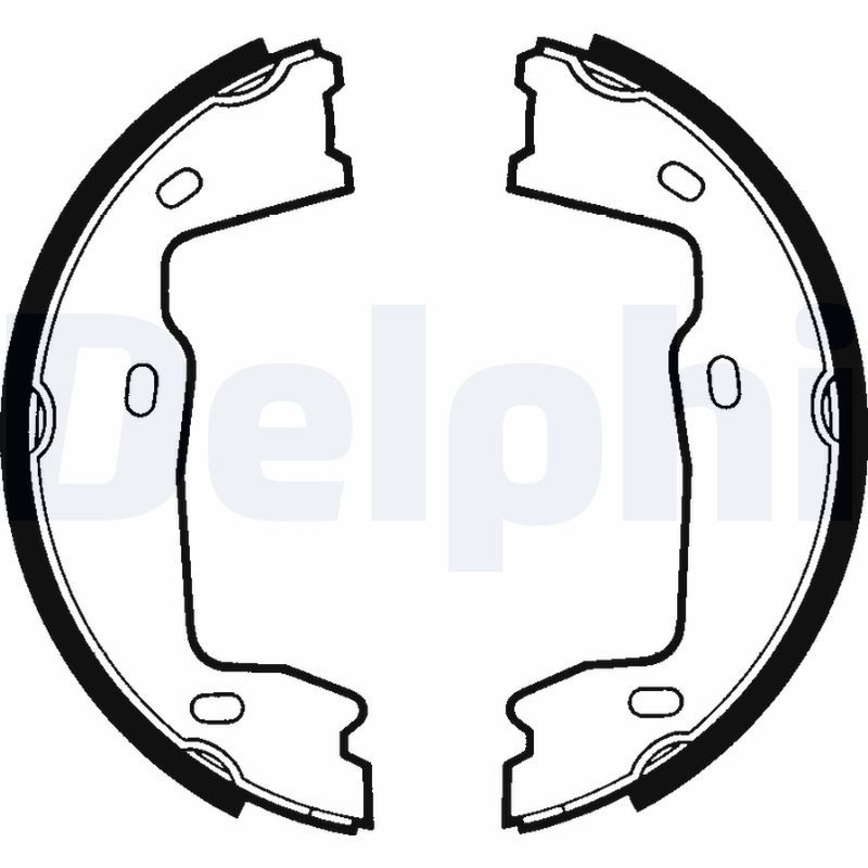 Brake Shoe Set, parking brake