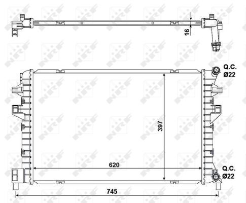 Radiator, engine cooling-6