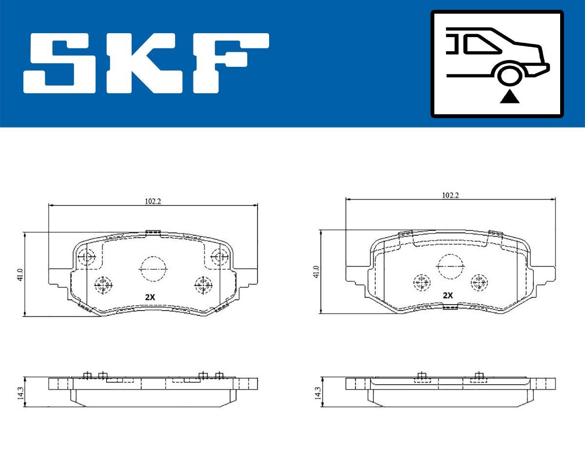 Brake Pad Set, disc brake-1